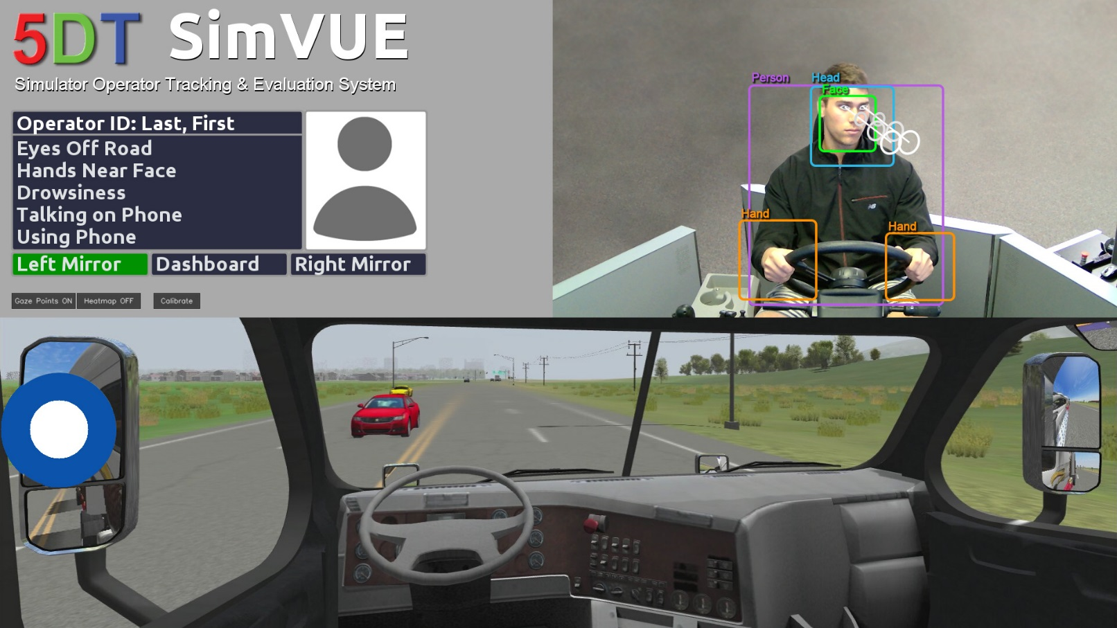 Simulator Occupant Tracking & Evaluation System